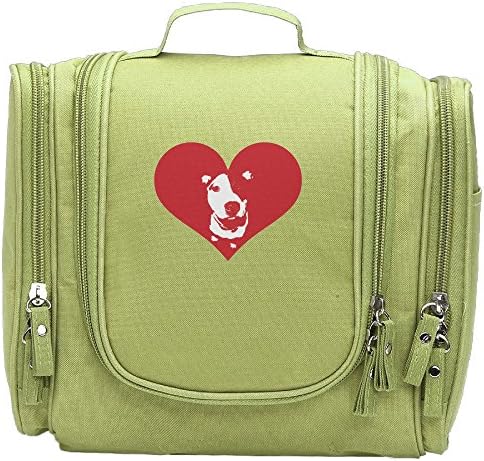 Travel Toiletry Bags American Bully Dog Washable Bathroom Storage Hanging Cosmetic/Grooming Bag For Household Business Vacation, Multi Compartments, Waterproof Lining