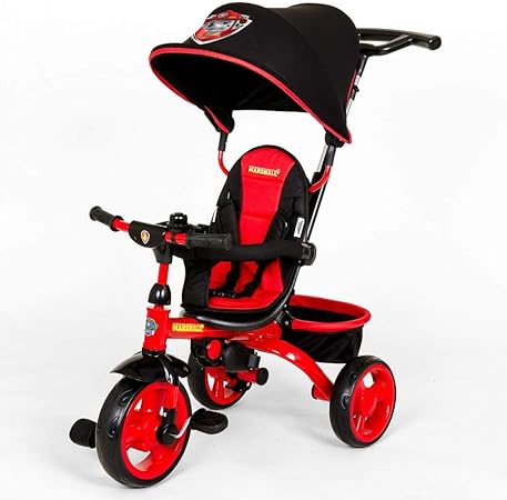 Amazon.com: KidsEmbrace Paw Patrol Triciclo de silla de paseo y paseo, Marshall, talla única: Toys \u0026 Games