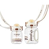 thyseed Toddler Water Bottle with Straw Cups Spill Proof School Kids Sports No Spill Children Leak Proof Travel Drinking Cup Dishwasher Safe BPA Free 2+ Year Old Boy Girl Child 14oz/400mL 1 PCS