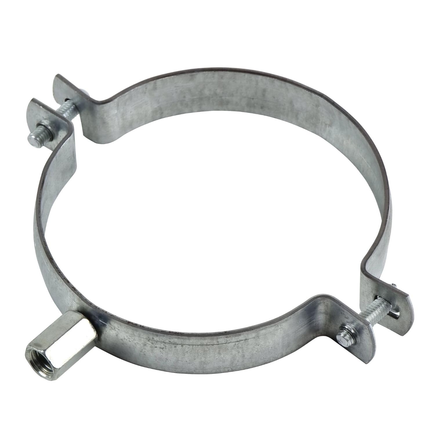 Steinberg14 - Ducting Clamp 100mm / 4'' - Galvanized Steel Pipe Clamp - Ventilation Ducting Holder 1 pcs
