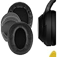 Geekria QuickFit Replacement Ear Pads Compatible with Sony WH-1000XM3 Headphones, Ear Cushions (Black)