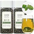 DOZO Mulberry Leaves Tea Premium Natural Mulberry Leaf Tea 14.1oz/400g Sun-Dried Mulberry Loose Leaves Sang Ye Healthy Herbal Tea Sugar Free Caffeine Free No Additives 桑叶茶 桑葉茶
