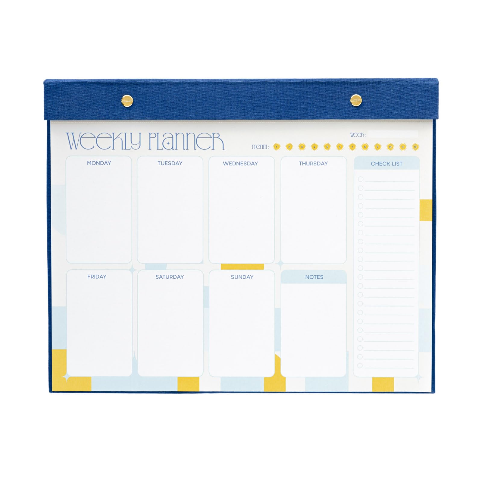 Kokonote Weekly Planner A4 - Akalia | 64 Tear Off Pages, Desk Organiser Planner Family, Weekly Desk Calendar, To Do List Book, Cute Stationery Gifts โ image 1