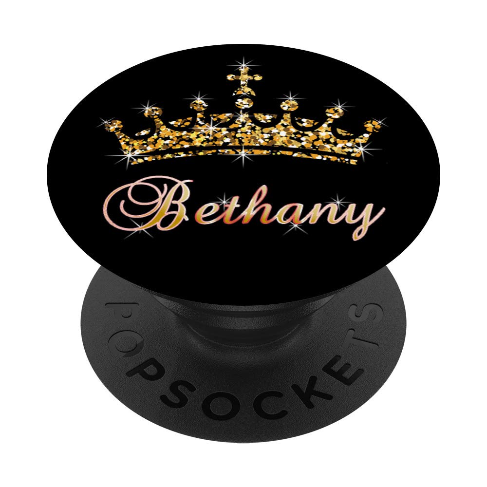 Bethany Name with Tiara Crown Queen Princess - Bethany PopSockets PopGrip: Swappable Grip for Phones & Tablets