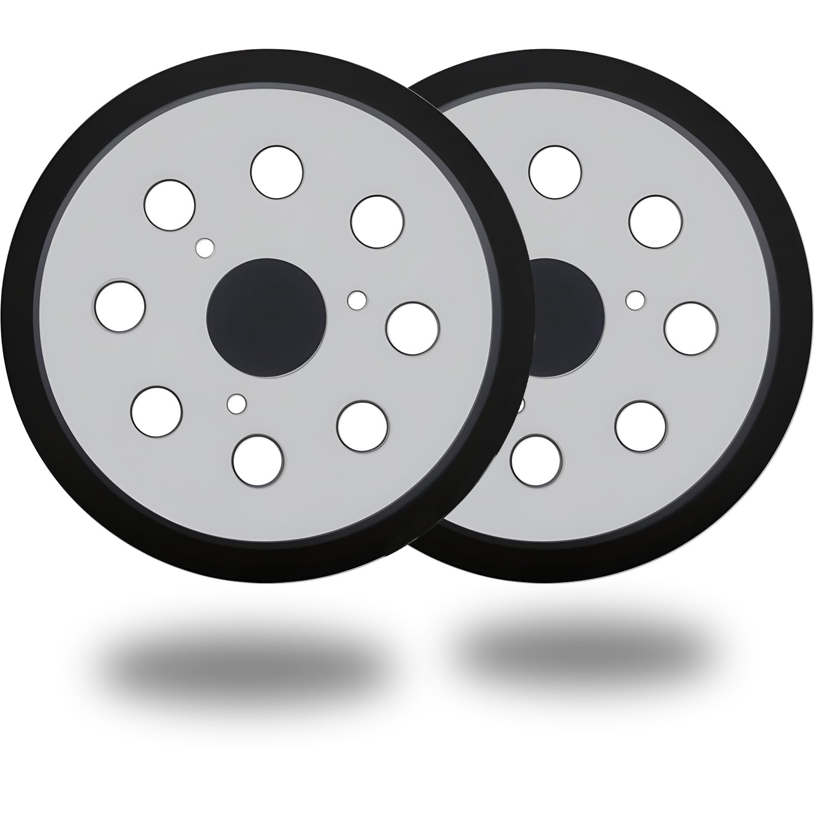 Photo 1 of 2 Pack Replacement Sander Pad for Dewalt, 5" 8-Hole Hook and Loop Orbital Sanding Replacement Pads for DeWalt DW420 DW421 DW422 DW423 DW426 D2645#151281-08/DW4388 (2 Pack)