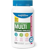 Progressive Advanced Daily Multivitamin for Active Women, with DIM, Chastetree, Maca, and Ashwagandha. Supports Immune Health