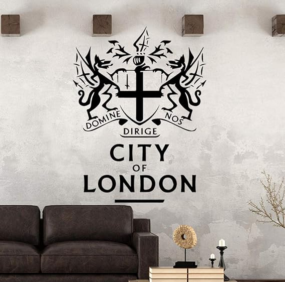 Amazon.com: City Name Wall Stickers Personalized for Office Mall