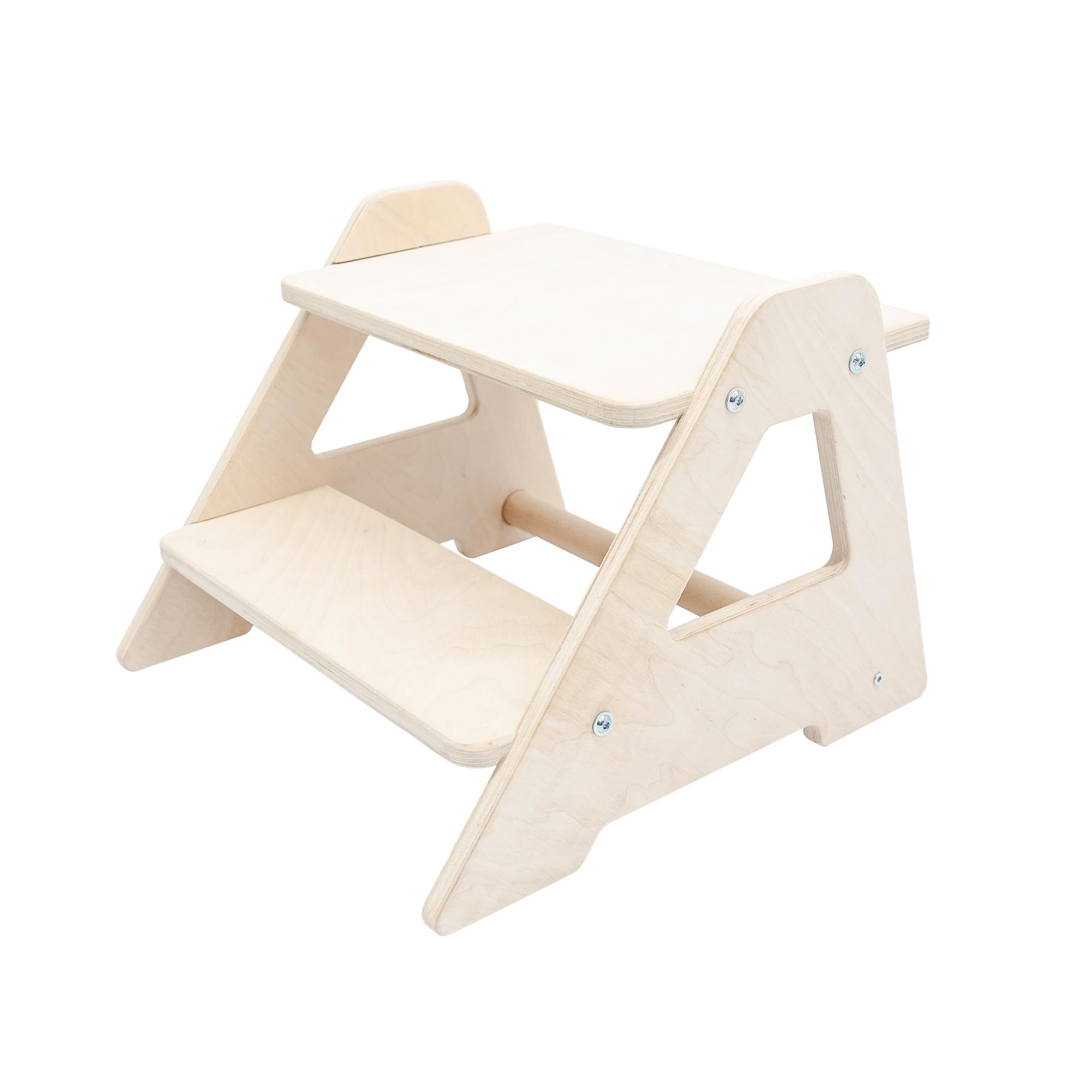 MAMOI® Children step | Bathroom stool toddler made of natural wood | Safe and versatile wooden step stool | Step kids bathroom | Step stool wooden | 100% ECO | Made in EU