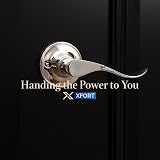 XFORT Polished Chrome Thumb Turn Lock Bathroom Door Deadbolt Kit view 7