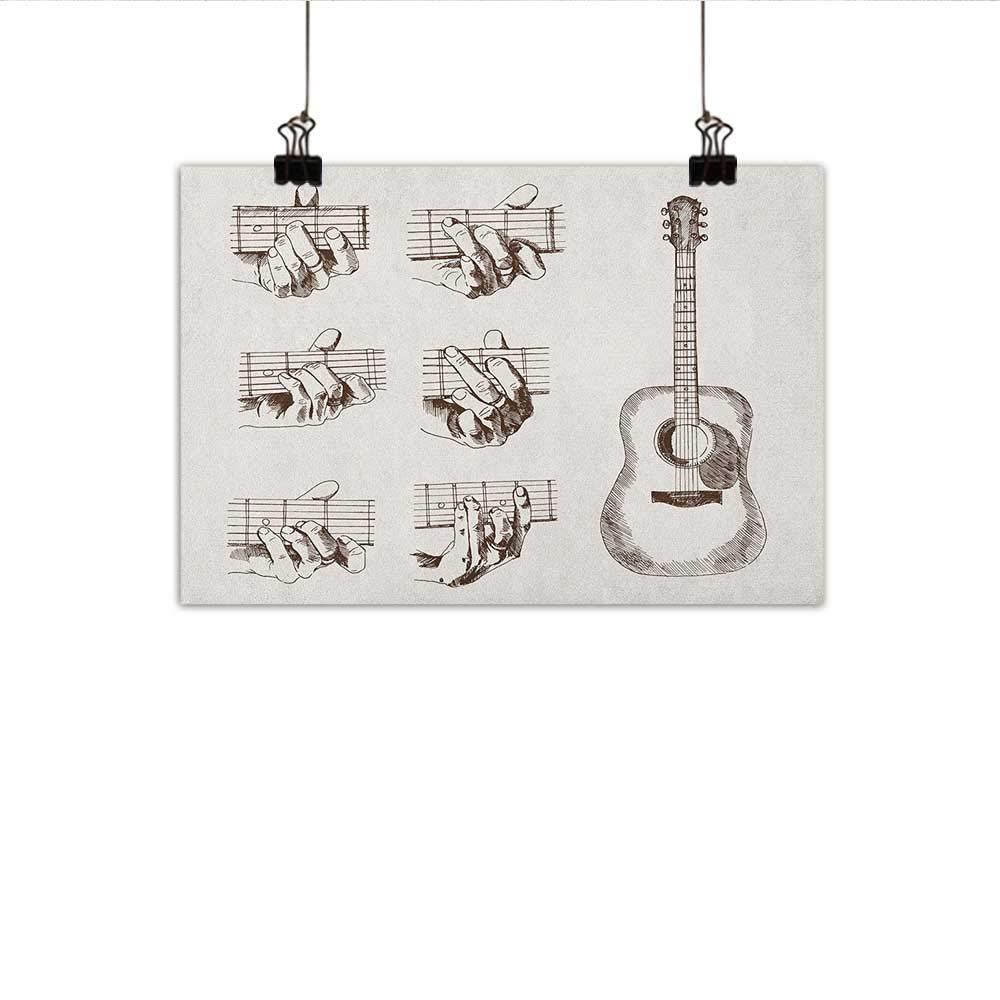 Amazon Com Littletonhome Guitar Chinese Classical Oil Painting