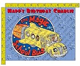 Magic School Bus Edible Frosting Image 1/4 sheet