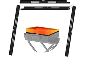 DEMAO Wind Guard for Blackstone Griddle 36 inch, Magnetic Stainless Steel Wind Screen to Protect Flames, Heat Shield for Side Table,Compatible with Rear Grease Cup, Hood and Side Shelf(Black)