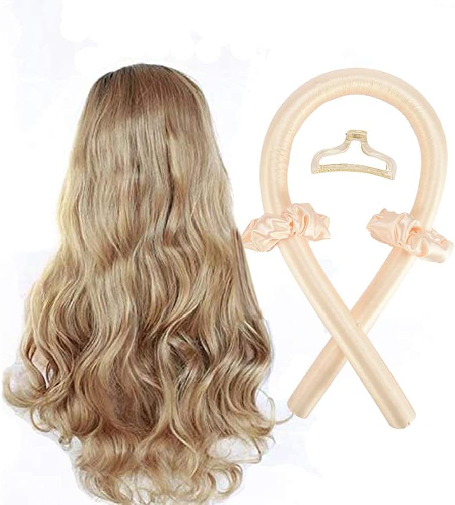 Amazon Co Jp Qa ヒートレス カーリングロッド ヘアカーラー シルクリボンヘアローラー 髪のスタイリング 眠っている Diyヘアスタイリングツール 柔らかい 自然な髪 ロッド ヘアバンド 2 ヘアクリップ カールツール ヘッドバンド パソコン 周辺機器