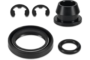 Atesilor Transmission Shift Shaft Seal Kit for Ford C4 C6, Includes Linkage & Throttle Valve Seals, Grommet, E-clip, Replaces C7AZ7B498A