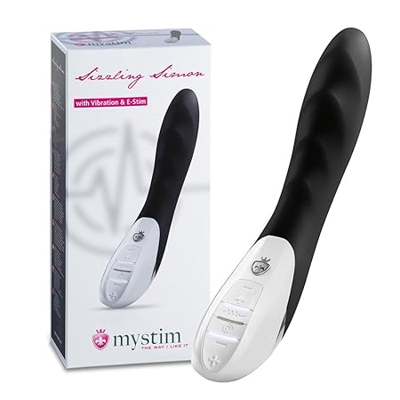 Mystim Sizzling Simon Elektrostimulationsvibrator schwarz