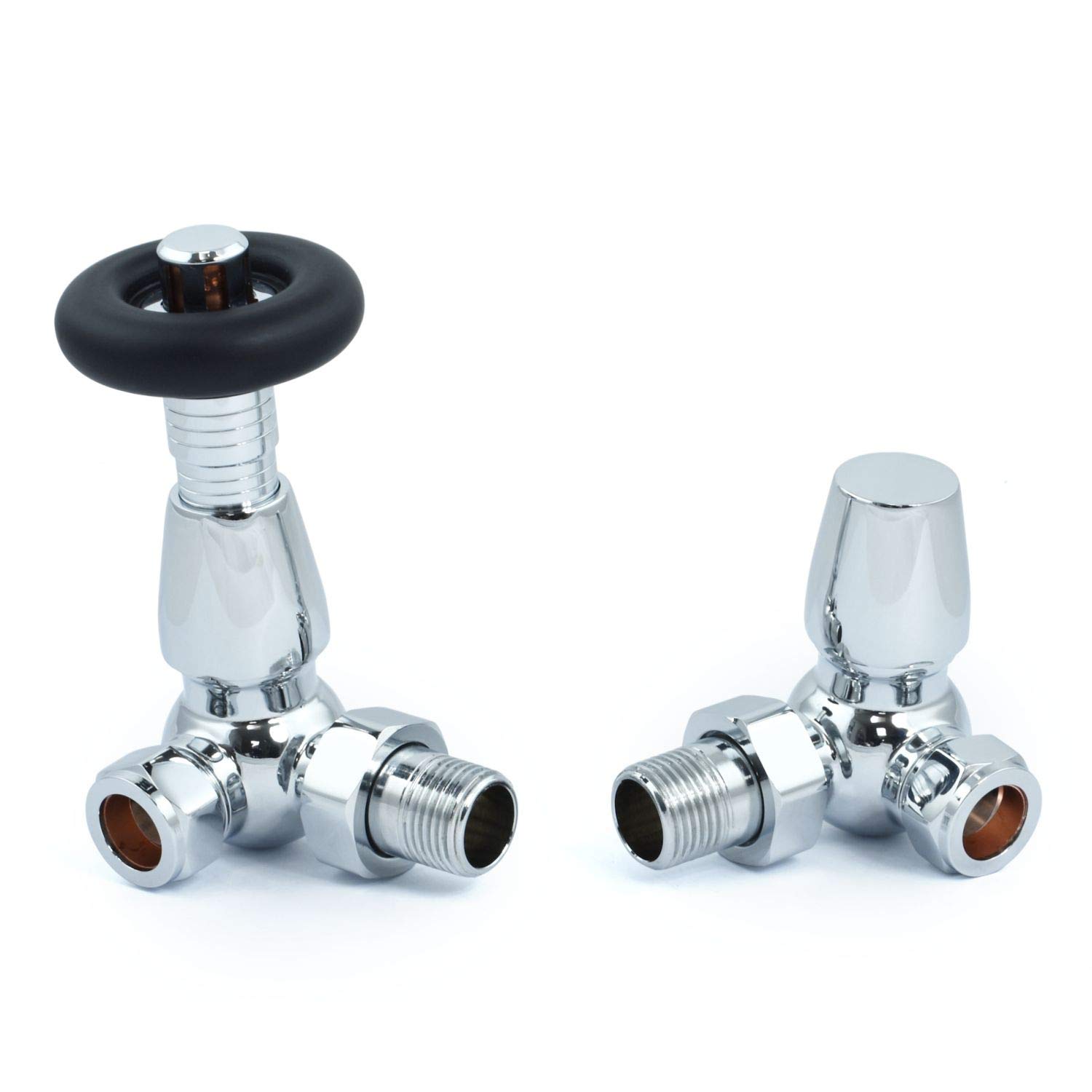 Hot Flow | Jordan Thermostatic Radiator Valve – Corner (Chrome)