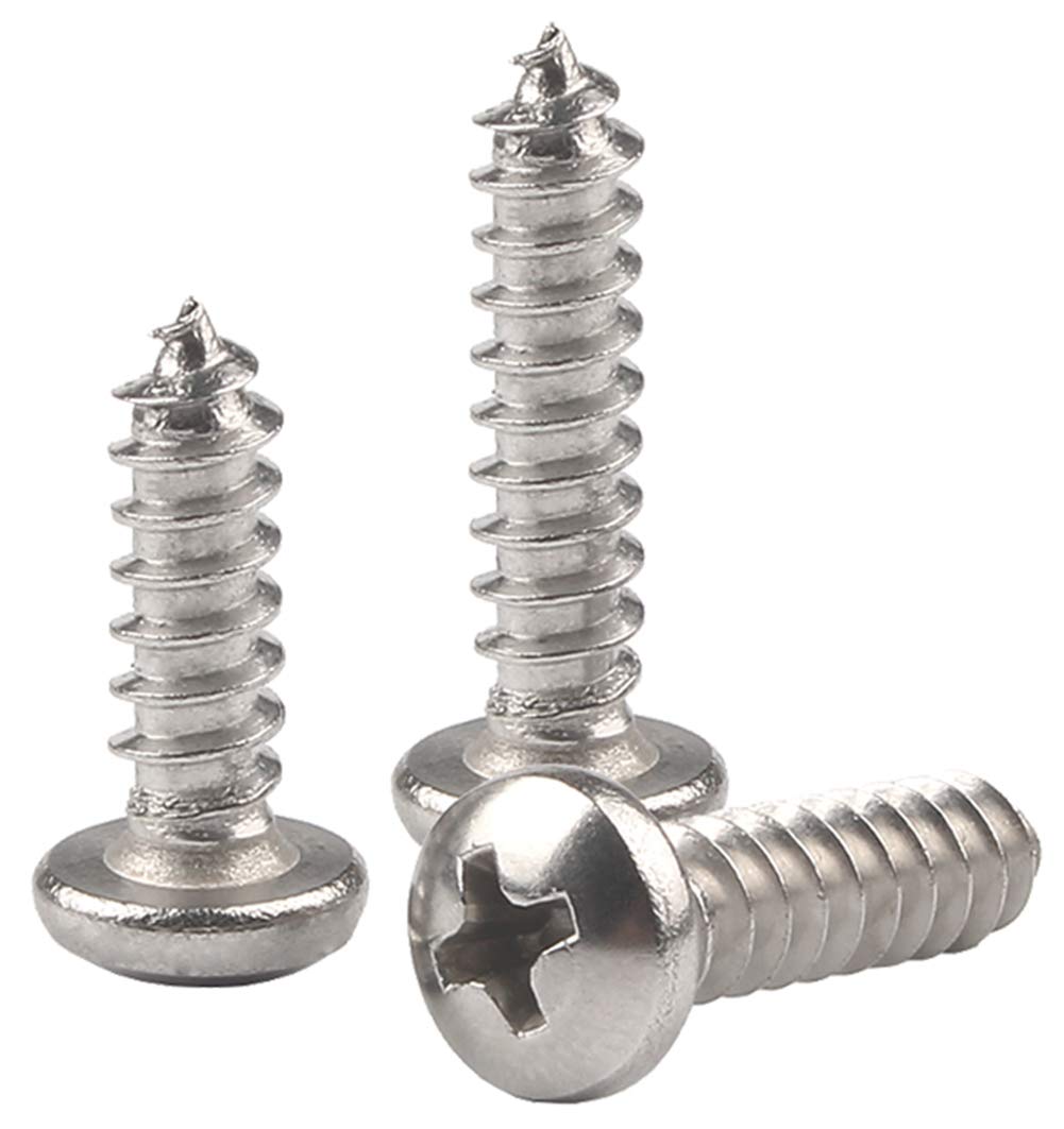 100, M312 PA Phillips Head Micro Screws Round Head SelfTapping Electronic Mini 304 Stainless