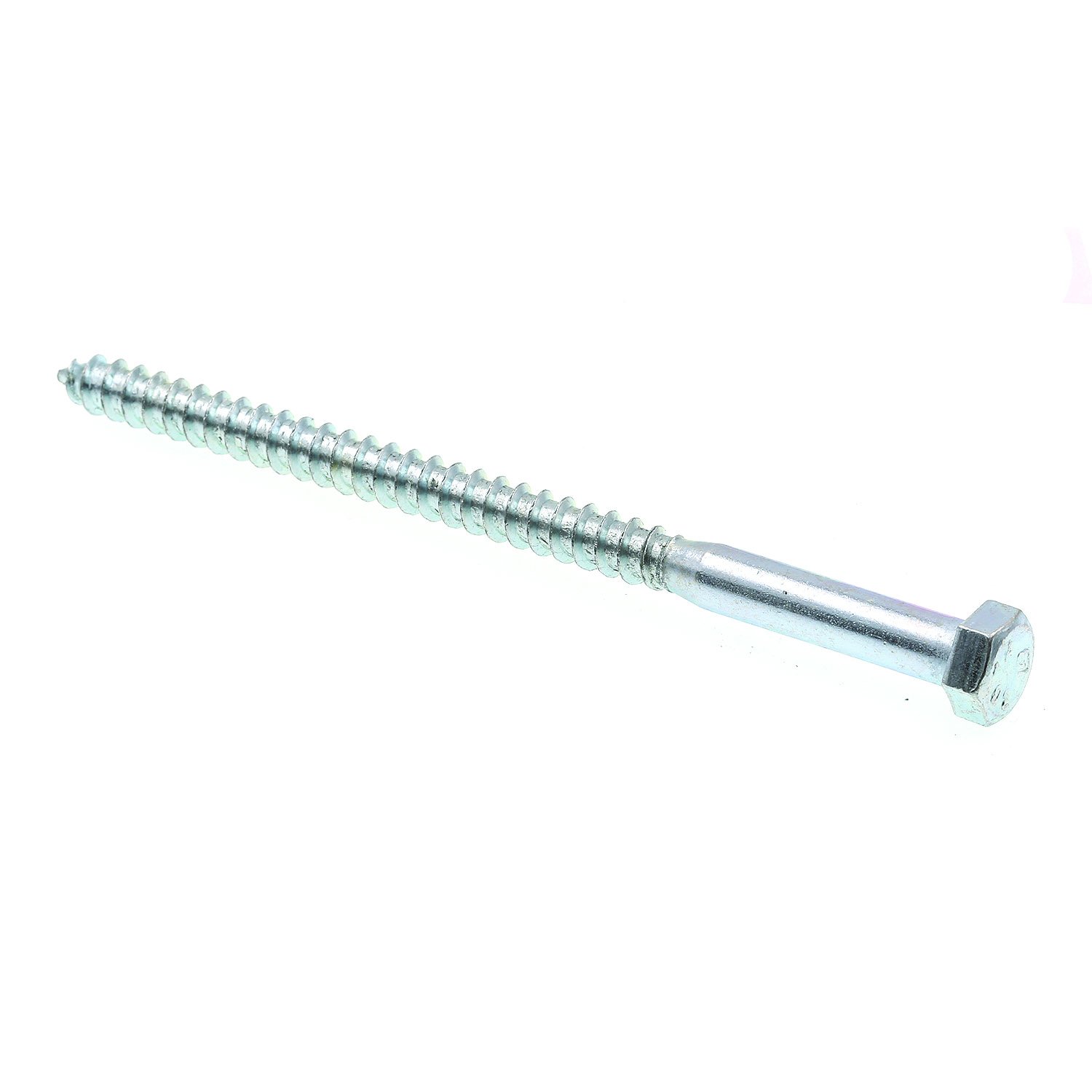 PrimeLine 9056560 Hex Lag Screws, 3/8 in. X 6 in., A307 Grade A Zinc