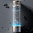 Hydrogen Water Bottle Hydrogen Water Bottle Generator Portable Hydrogen Water Generator with Advanced PEM/SPE Hydrogen Concentration up to 5000ppb，Gold