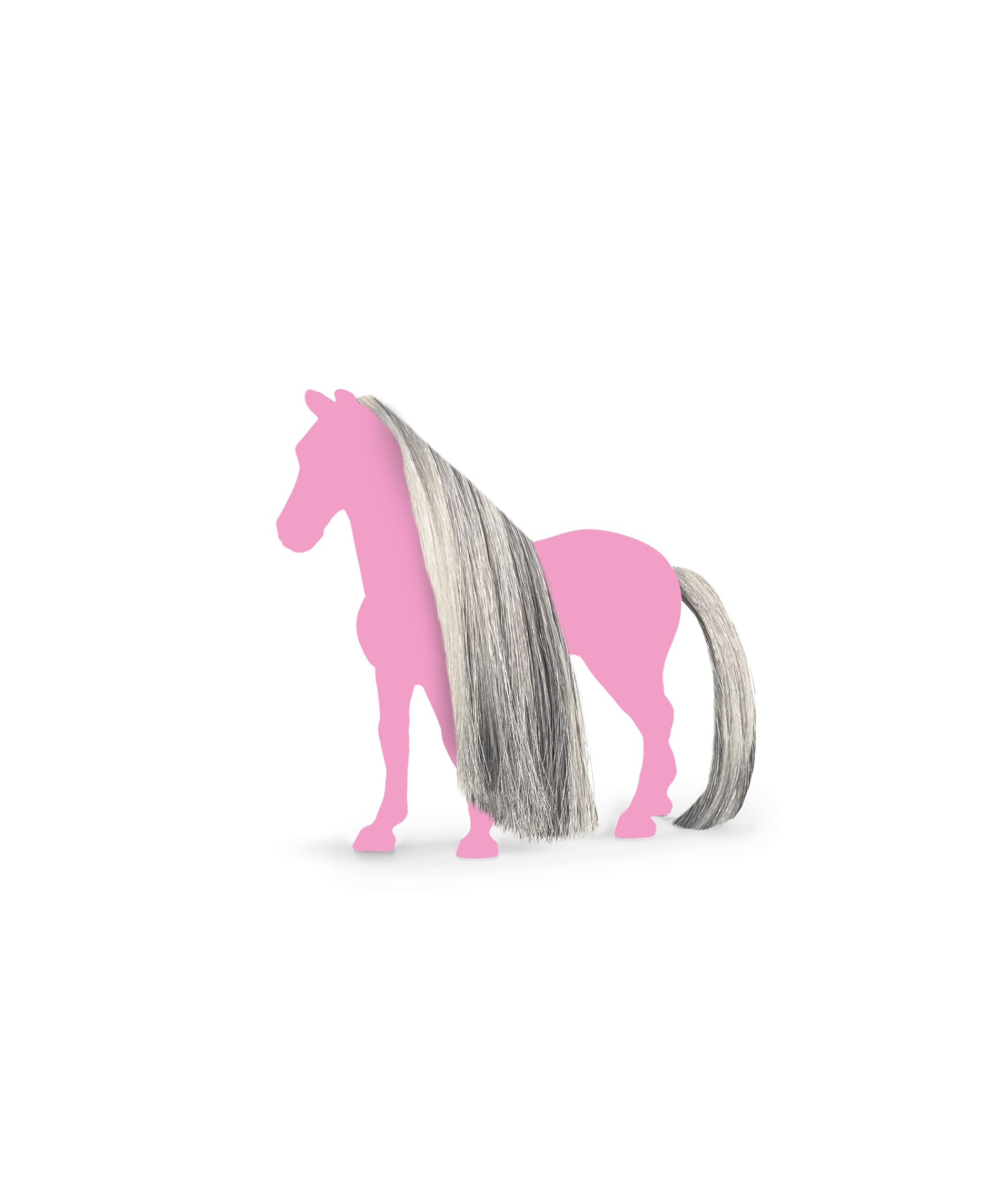 SCHLEICH 42652 Hair Beauty Horses Gray, from 4 years, HORSE CLUB Sofia's Beauties - Accessory, 2 pieces