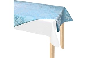 SOFINNI Table Pads Cover Fitted Pad Size - Table Padding Under Tablecloth - Tabletop Scratch Dent Flannel Back Protector Felt Pad Vinyl Cut to Fit, Size 54" x 90"
