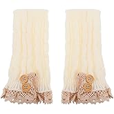 BESPORTBLE Boot Cuffs Crochet Knited Boot Cuffs Topper Socks Cuffs for Women Girls Winter Warm