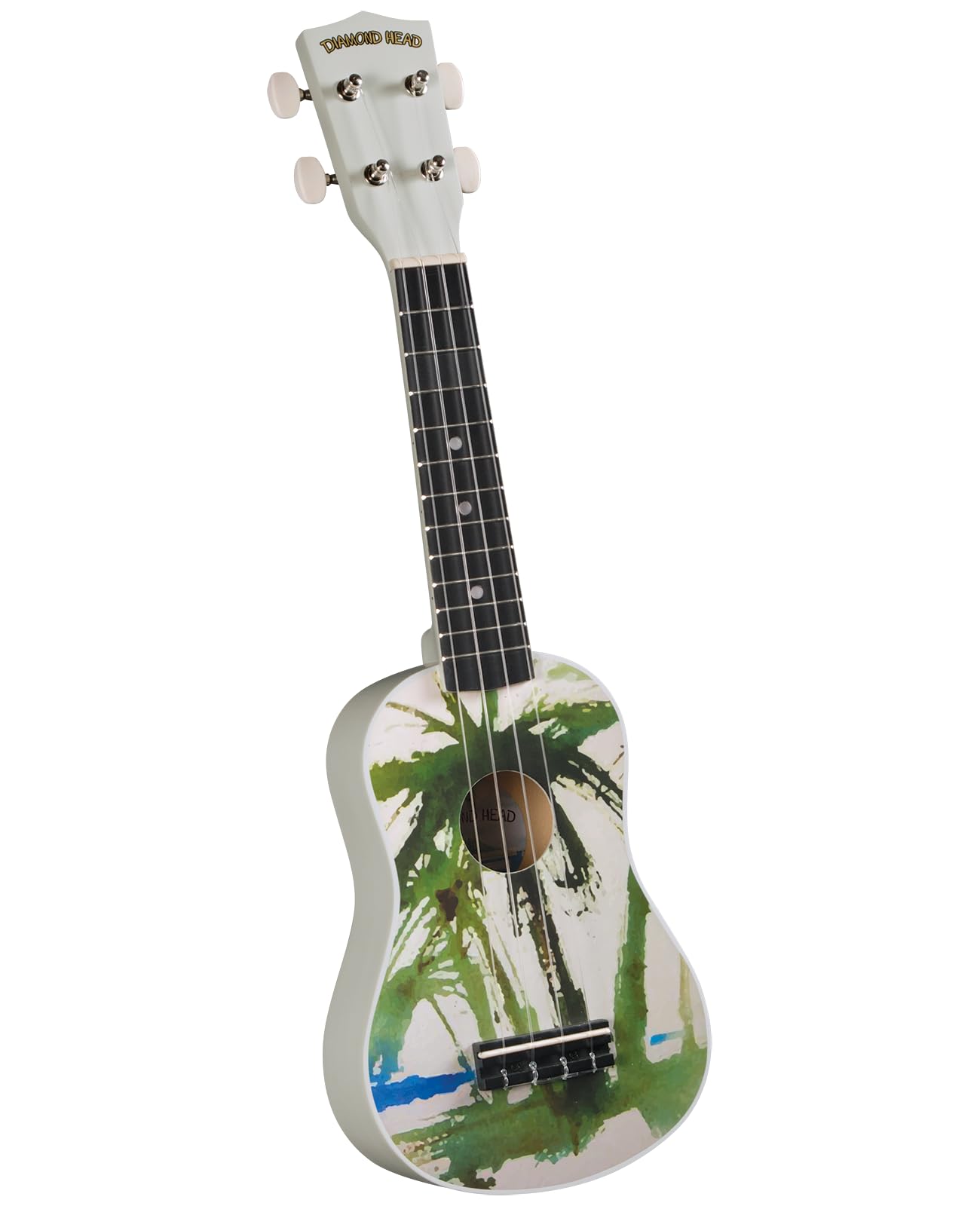 Diamond Head DU-132 Vintage Series Soprano Ukulele - Palm Tree