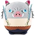 ZIFUNMUR Anime Plush Doll Toy Tanjirou Nezuko Stuffed Plushie Figures Keychain Decoration Kids Gifts Halloween Cosplay Props (Hashibira Inosuke, 10cm /3.94inch)