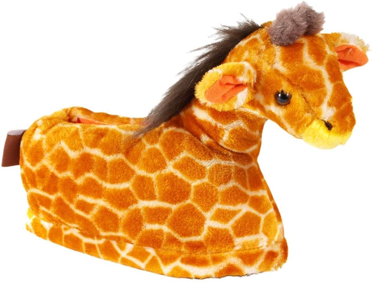 Comfy Feet Giraffe Animal Feet Slippers