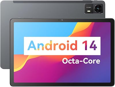 Tablet Android 10.95-Zoll-HD-Display, 4GB RAM,128GB, mit Quad Stereolautsprechern 8000mAh Akku, Schwarz, Wi-Fi, Bluetooth, Type-C