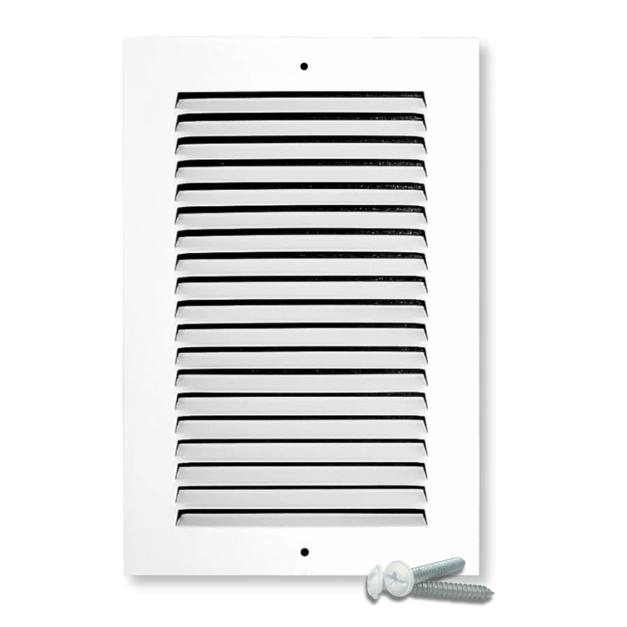 Photo 1 of Sierra Grates 6 x 10 Inch Return Air Vent Cover, Solid Steel HVAC Grille for Wall or Ceiling, White Duct Opening, Durable Return Air Vent Cover, Airflow Ventilation Grille for Home or Office