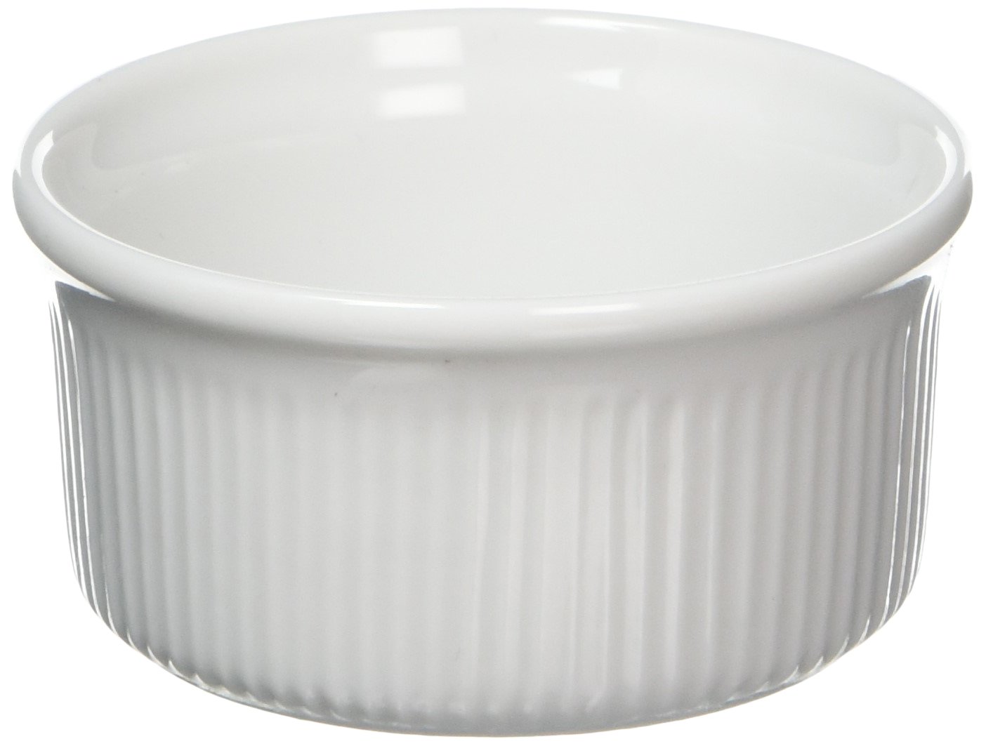 Genware NEV-SPS8-W Royal Ramekin, 8 cm, White (Pack of 12)