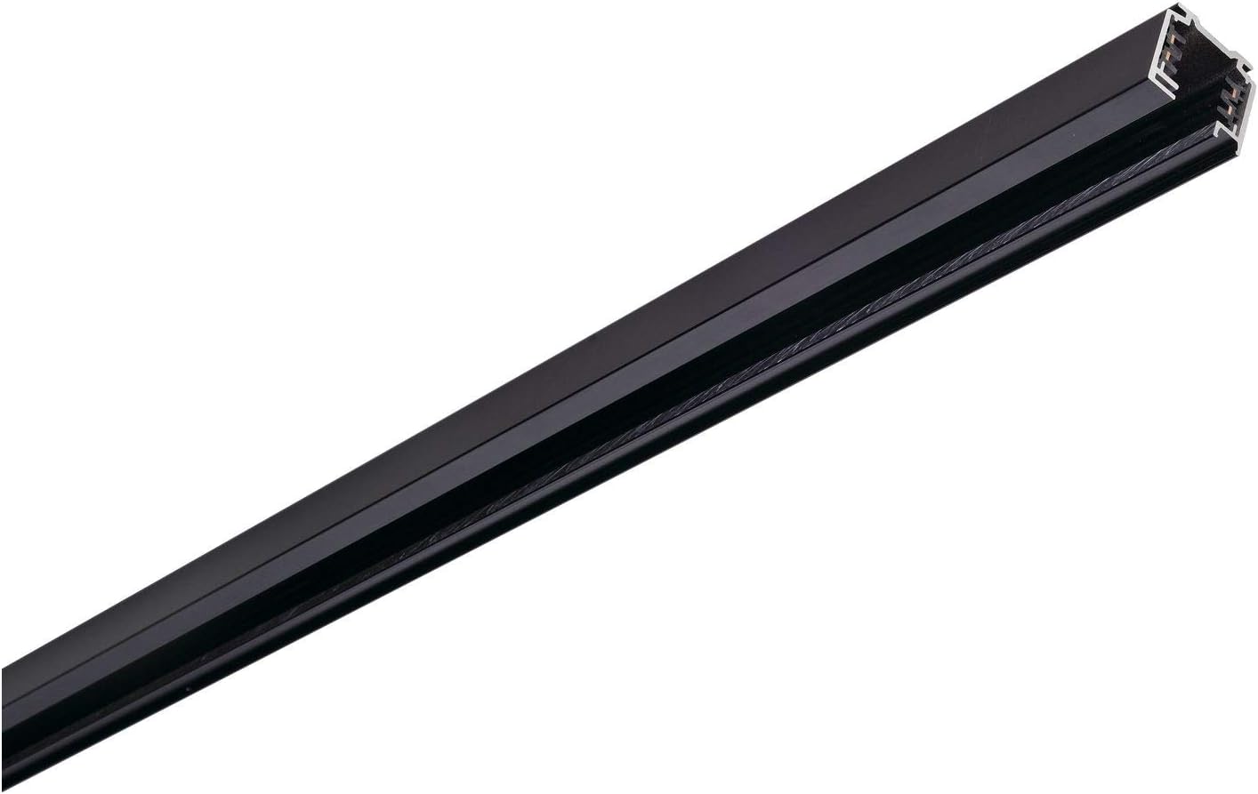 Eutrac 3-Phases busbar, Black, 1m, Aluminium