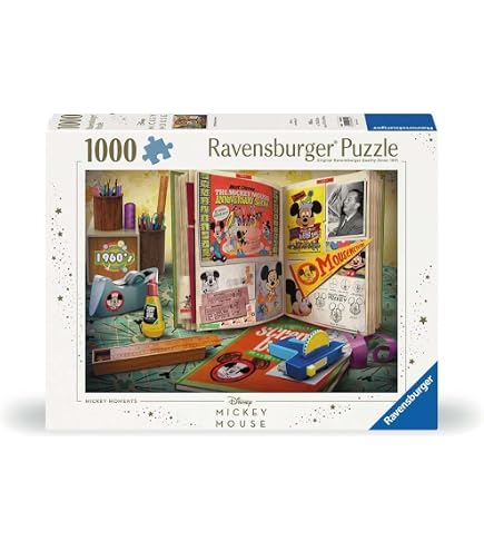 Amazon.com: Ravensburger Disney Retro Mickey 1000 Piece Jigsaw