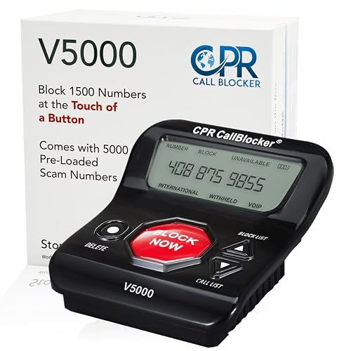 Caller Display Unit CPR V5000 Call Blocker for Landline Phones - You Can Manually Block All ...
