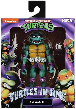 Amazon Co Jp ティーンエイジ ミュータント ニンジャ タートルズ タートルズ イン タイム ネカ アクションフィギュア スラッシュ Teenage Mutant Ninja Turtles Turtles In Time Neca Action Figure Slash Tmnt ゲーム 並行輸入品 Toys