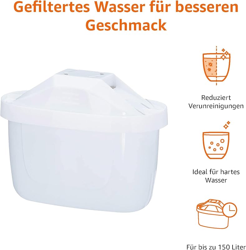 Wasserfilterkartuschen, 3 Stück, passend für alle BRITA Systeme inkl. PerfectFit Systeme
