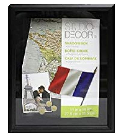 Amazon Com Studio Decor Black Beveled Edge Shadow Box 1 45