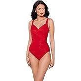 Miraclesuit Women's Swimwear DDD-Cup Sanibel Tummy Control Underwire Bra One Piece Swimsuit