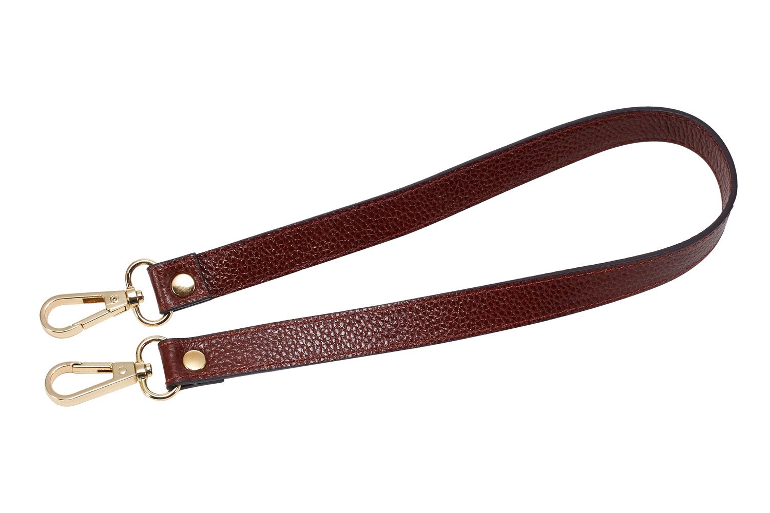 VanEnjoy Full Grain Leather Replacement Strap Cross Body/Shoulder Bag Purse, 51 inches Long,0.71"Wide (Brownish Red, Length:26")