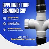 CONCEPT4U 2 Pack 32mm Appliance Trap Blanking Caps Washers Plumbing End Stop view 2