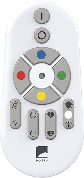 Plafn LED EGLO connect TOTARI C lmpara de techo Smart Home con efecto de cielo estrellado material acero plstico color blanco regulable tonos blancos y colores ajustables 58 cm