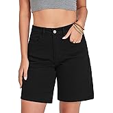 VIPONES Women's Denim Shorts High Waisted Stretch Jorts Baggy Casual Jean Shorts for Women 2026 Summer Shorts Trendy Outfits