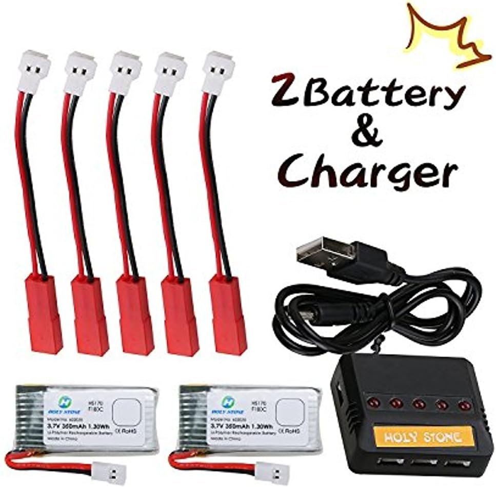 DEERC Rechargeable Battery 3.7V 600mah for RC Quadcopter HS150