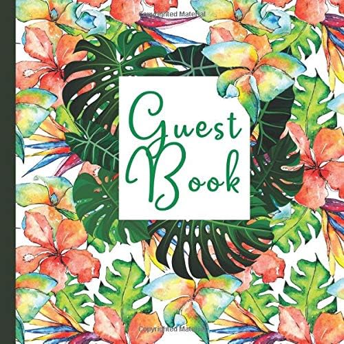 Guest Book: Hawaiian Guest Book Includes Gift Tracker and Picture Memory Section to Create a Lasting Keepsake to Treasure Forever (Hawaiian Party ... Themed Party Decorations) (Volume 5) Paperback – September 5, 2018