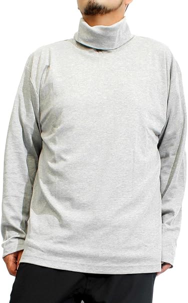 Amazon 長袖tシャツ メンズ 大きいサイズ 無地 フライス ボーダー