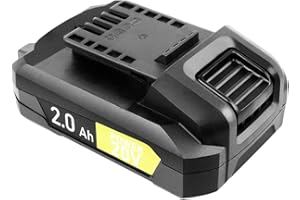 SnapFresh 20V Lithium Battery for Cordless Tools, Long Life Battery Work with All 20V Cordless Tools Only, Lithium-Ion Battery Support Fast Charging(BBT-DC20A)