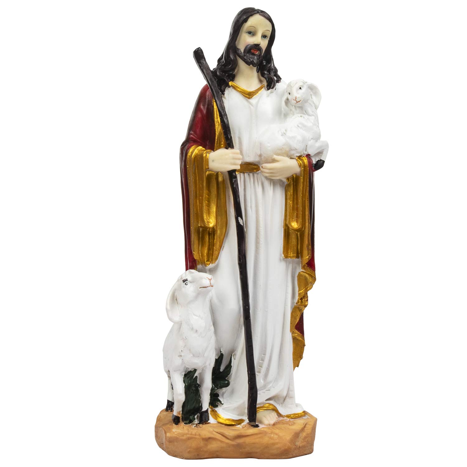 Buy KI Store Jesus with Lamb Statue The Good Shepherd Jesus Christ Lamb