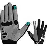 BEAST RAGE Half Finger Cycling Gloves for Men Women, Gel Padded Anti-Slip Shock Absorbing Weight Lifting Gym Gloves Cycle Mountain Bike Gloves for MTB, Biking, Hiking