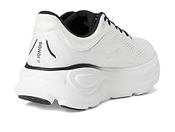 Hoka Men's Bondi 9 Sneaker, White/Black, 9.5